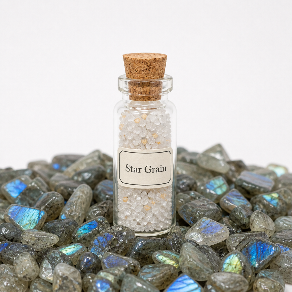 Charm Vial Star Grain