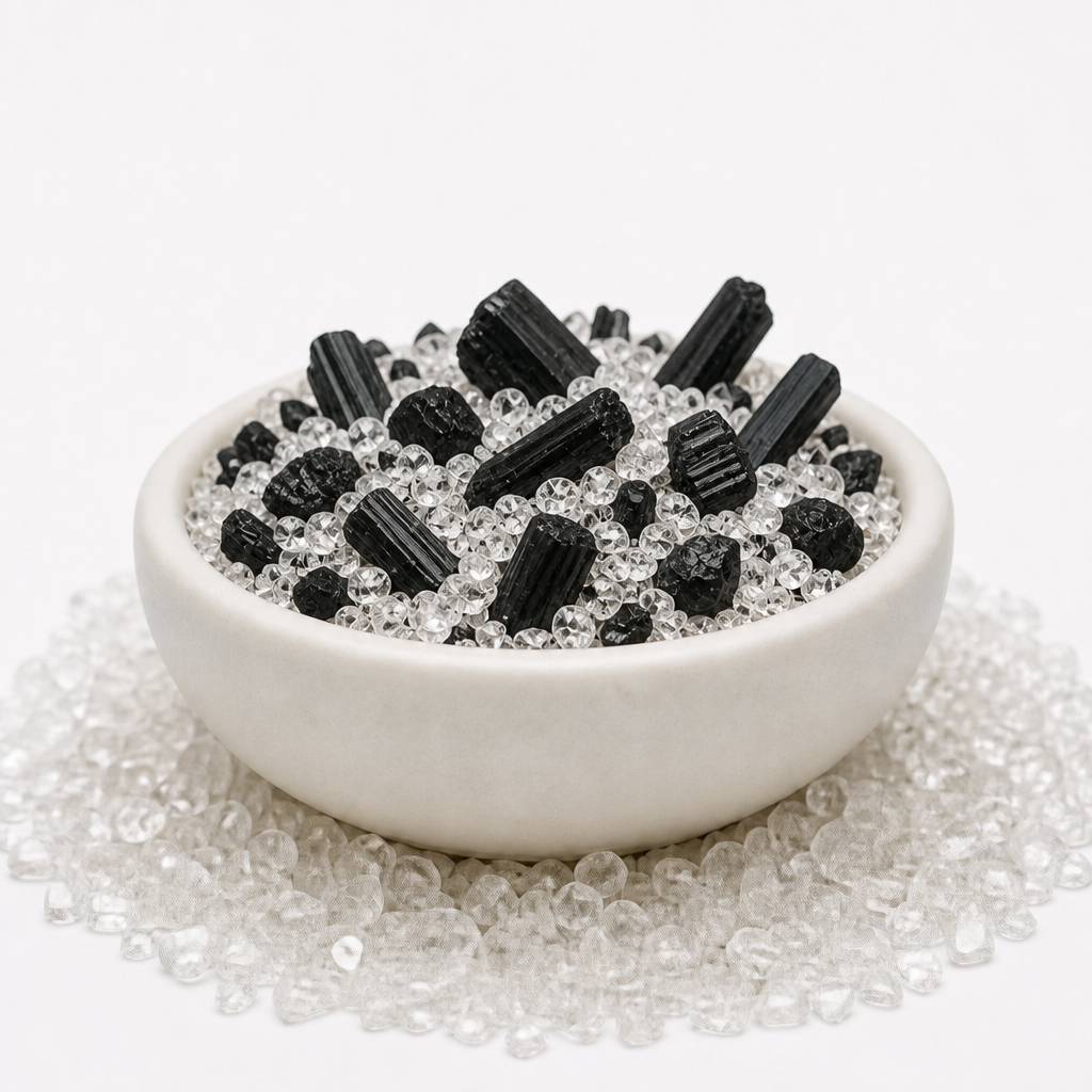 Bowl salt with black tourmaline