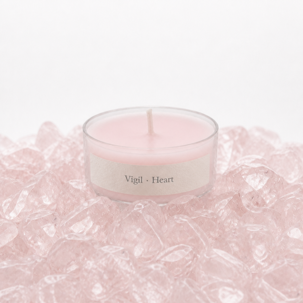 Vigil Heart tea light