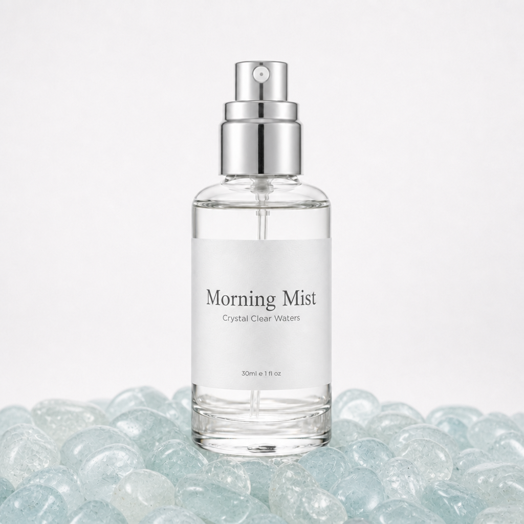 Morning Mist with aquamarine
